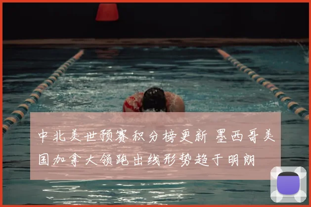 中北美世预赛积分榜更新 墨西哥美国加拿大领跑出线形势趋于明朗